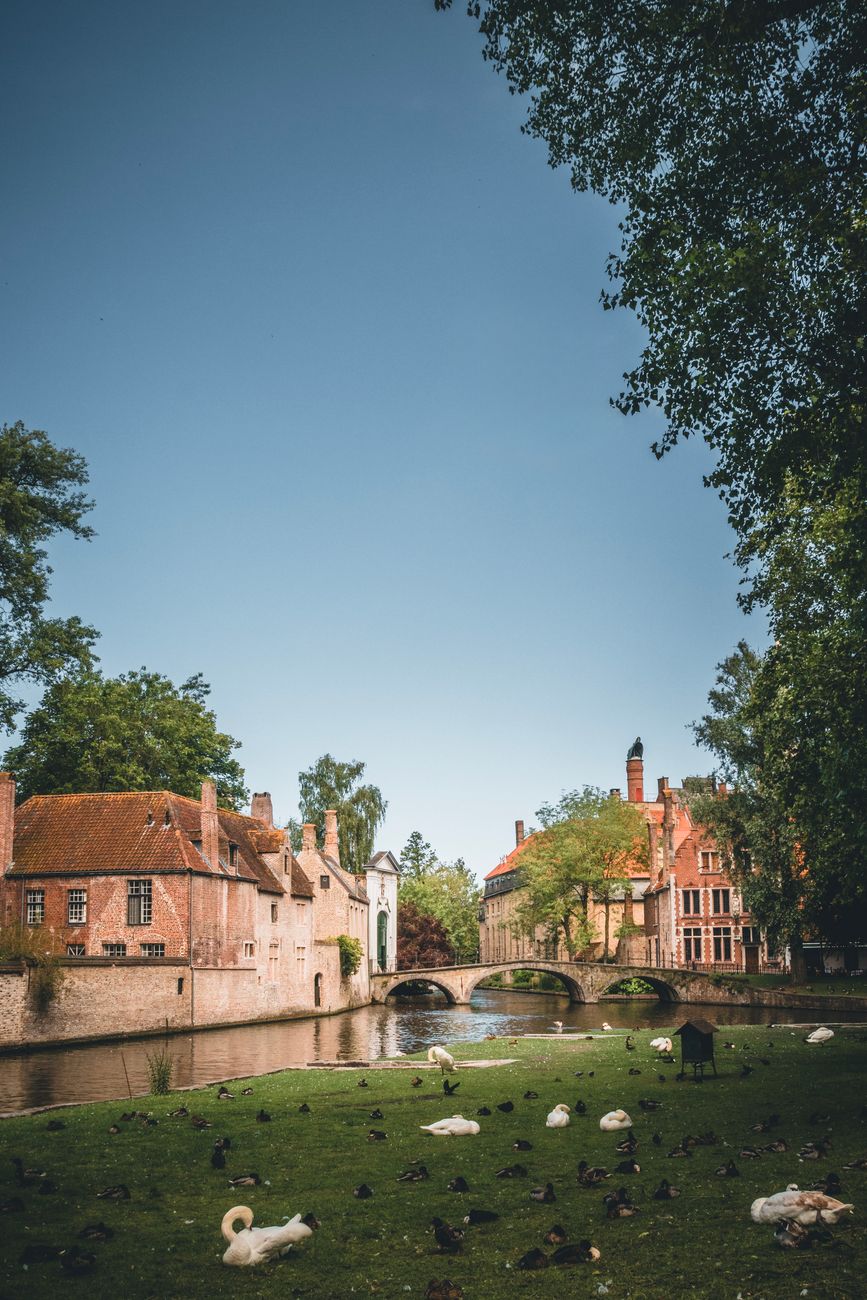 Middeleeuws Brugge gracht